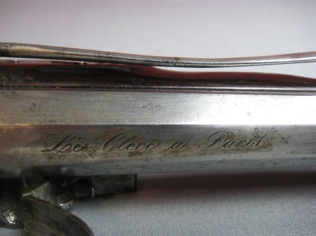 Flintlock Pistol, Le Clerc a Paris, ca. 1780