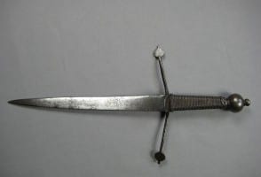 Left hand dagger, german ca. 1600