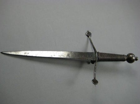 Left hand dagger, german ca. 1600