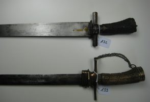 Hunting sword  german 18th century, Nr. 132 and 133